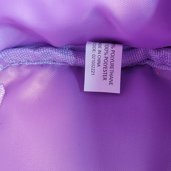 Hot Focus Girlz Beauty Cosmetic Bag Leopard Print Rainbow Lisa Frank Vibes NWOT - Picture 5 of 7